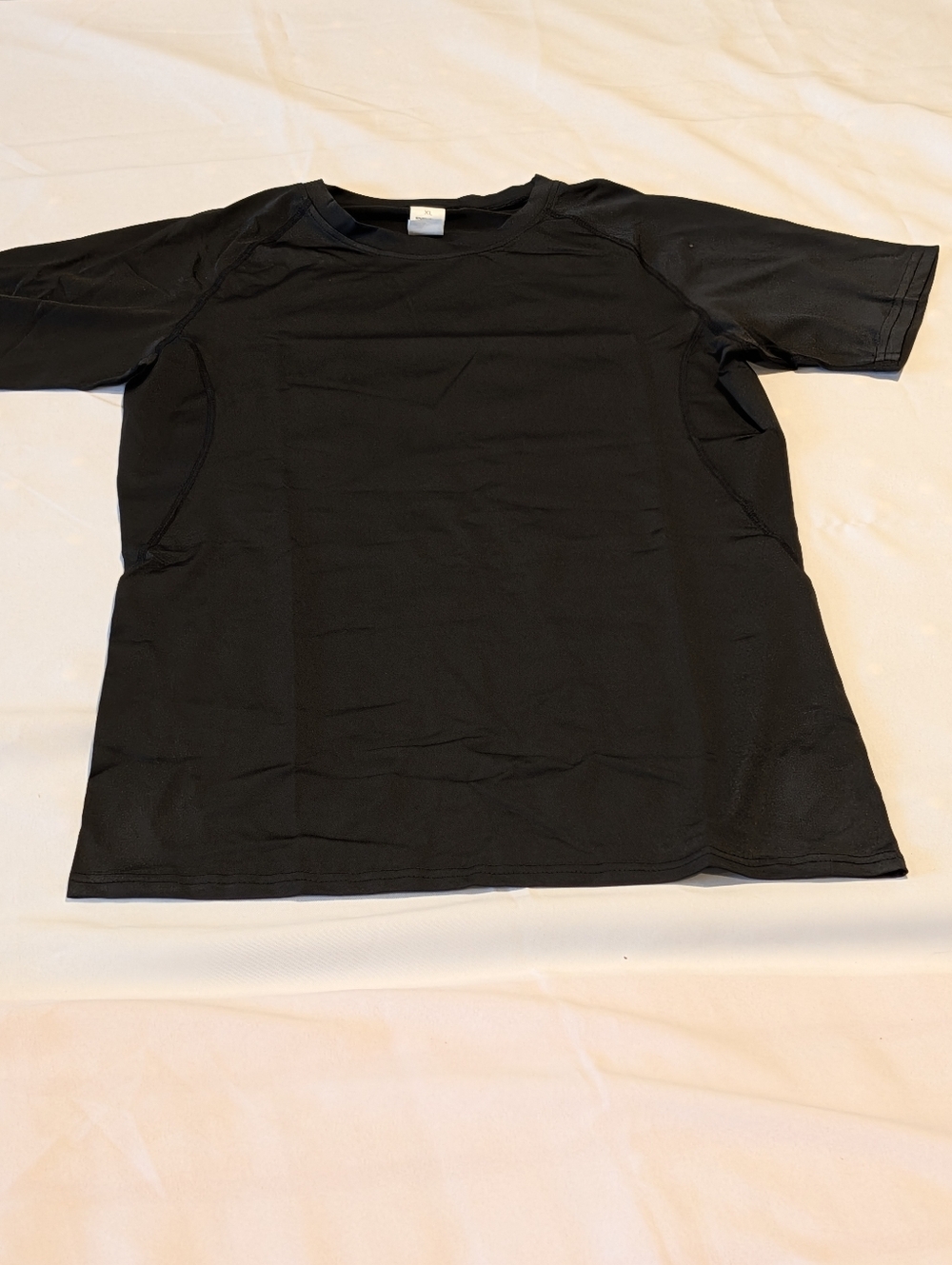 Women's XL Black Performance Short-Sleeve Shirt